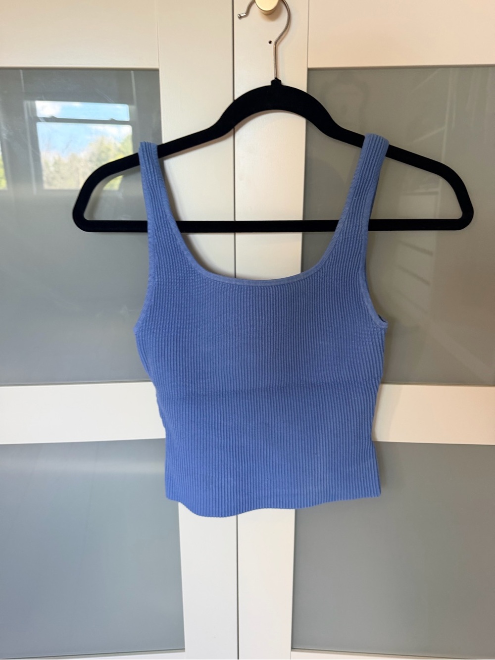 Babaton Women's Ribbed Tank Top - Blue